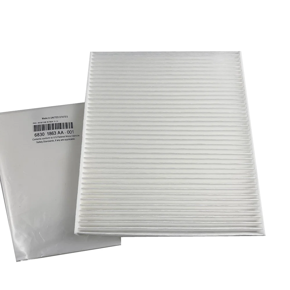 

New Genuine Cabin Air Filter (Air Conditioning Filter）68301863AA / 68535621AA For Jeep Wrangler JL 4th 2.0AT AWD 2018-2022