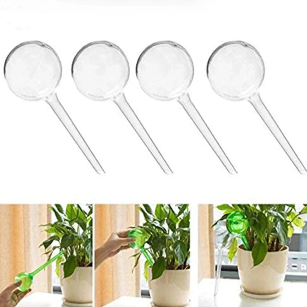 

5Pcs Plant Watering Bulbs Automatic Self-Watering Globes PVC Balls Garden Water Device Watering Bulbs For Plant