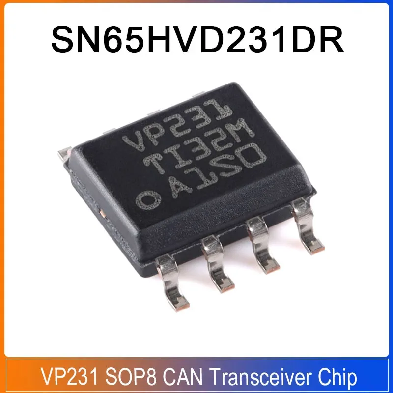 

1-5PCS SN65HVD231DR SOP-8 SN65HVD231 65HVD231DR VP231 Sleep Mode CAN Transceiver Chip