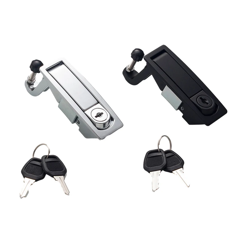 Zinc Alloy Flat Push Type Bounce Lock Electric Cabinet Door Lock Distribution Cabinet Air Compressor Door Lock