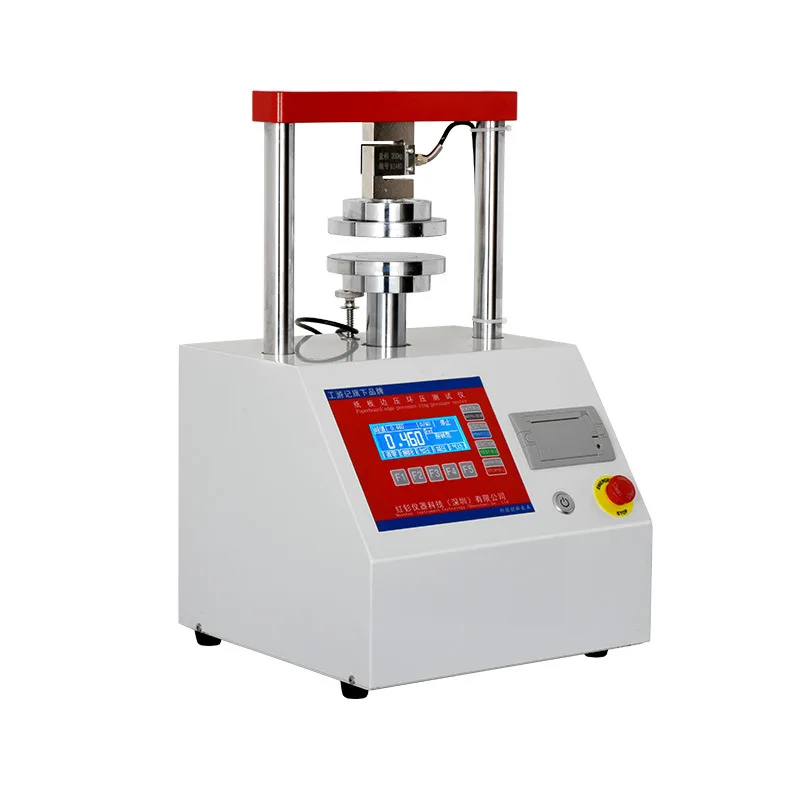 

Paper board compressive strength tester Measurement of corrugated paper ring compressive strength