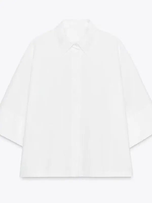 فضفاض ort Sve لون نقي irts المرأة الصيف بلايز الحرير الشاش النسيج تخفيف Sle Faion حجم كبير ملابس داخلية