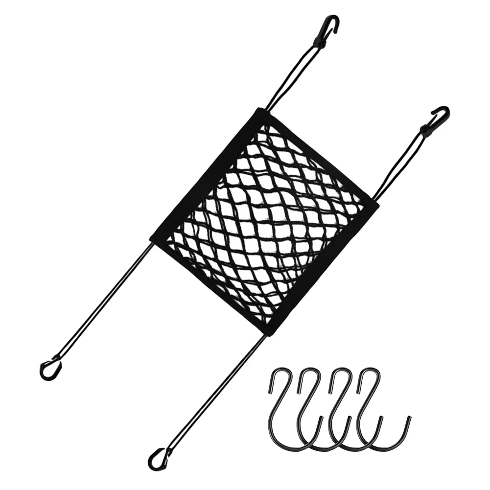 Porta rete per bagagli per moto Borsa portaoggetti in rete per scooter per bici Borsa per rete elastica in rete per scooter per bici da carico Accessori per riporre moto