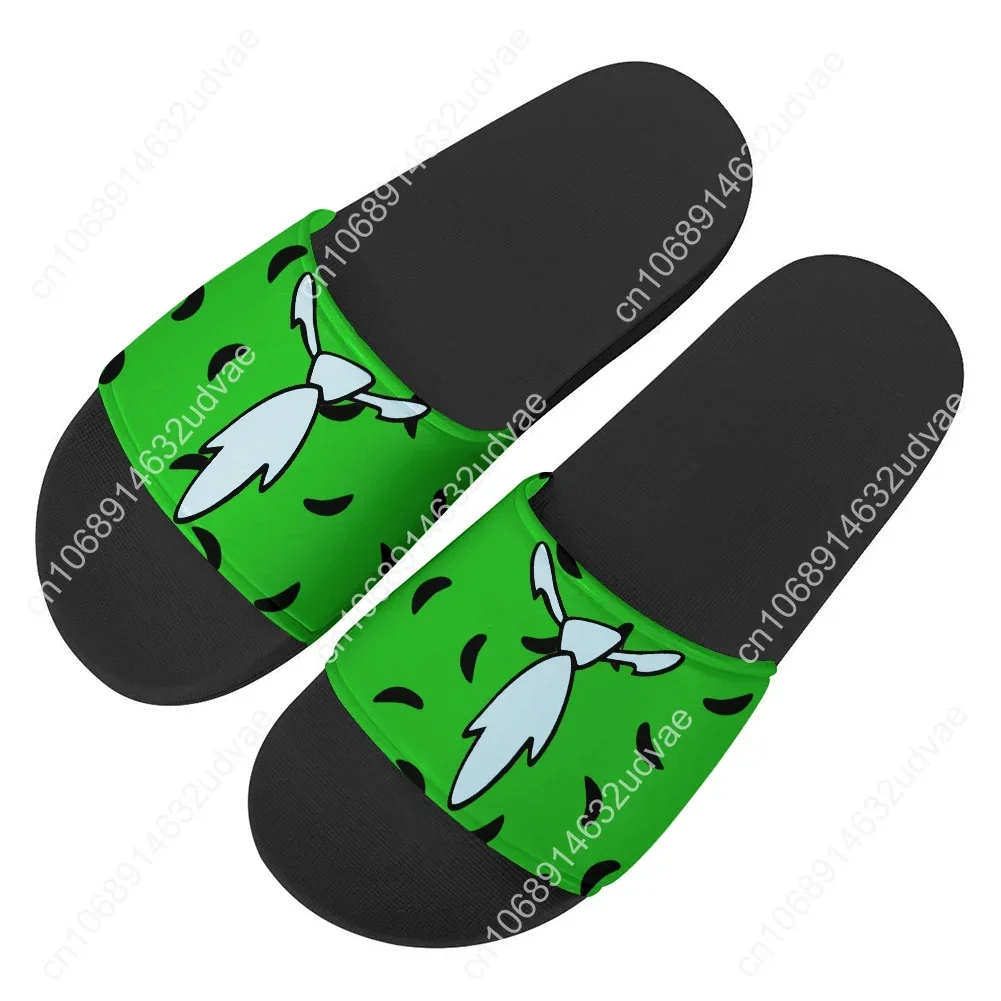 Cartoon Primitive Man Fred Flintstone Slippers Home Water Shoes Men Women Teenagers Pool Sandals Custom Summer Slipper