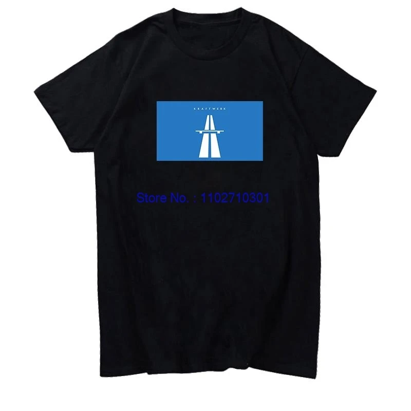 Camiseta gráfica Kraftwerk Autobahn 70s Electronic Synth Avant Garde Harajuku para hombre, camiseta informal de manga corta de algodón de verano
