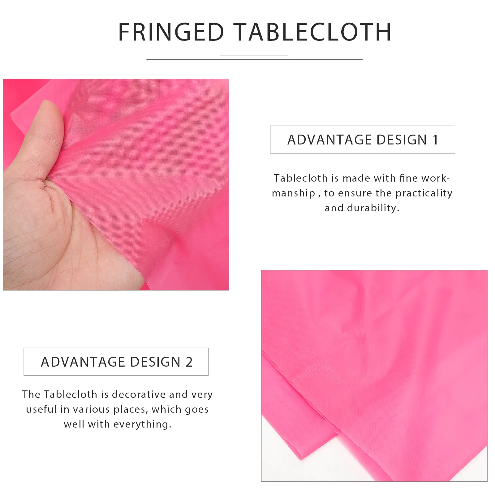 

5Pcs Plastic Tablecloth Rectangular Disposable Birthday Party Supplies Wedding Child Cover Table Cloth Multifunctional
