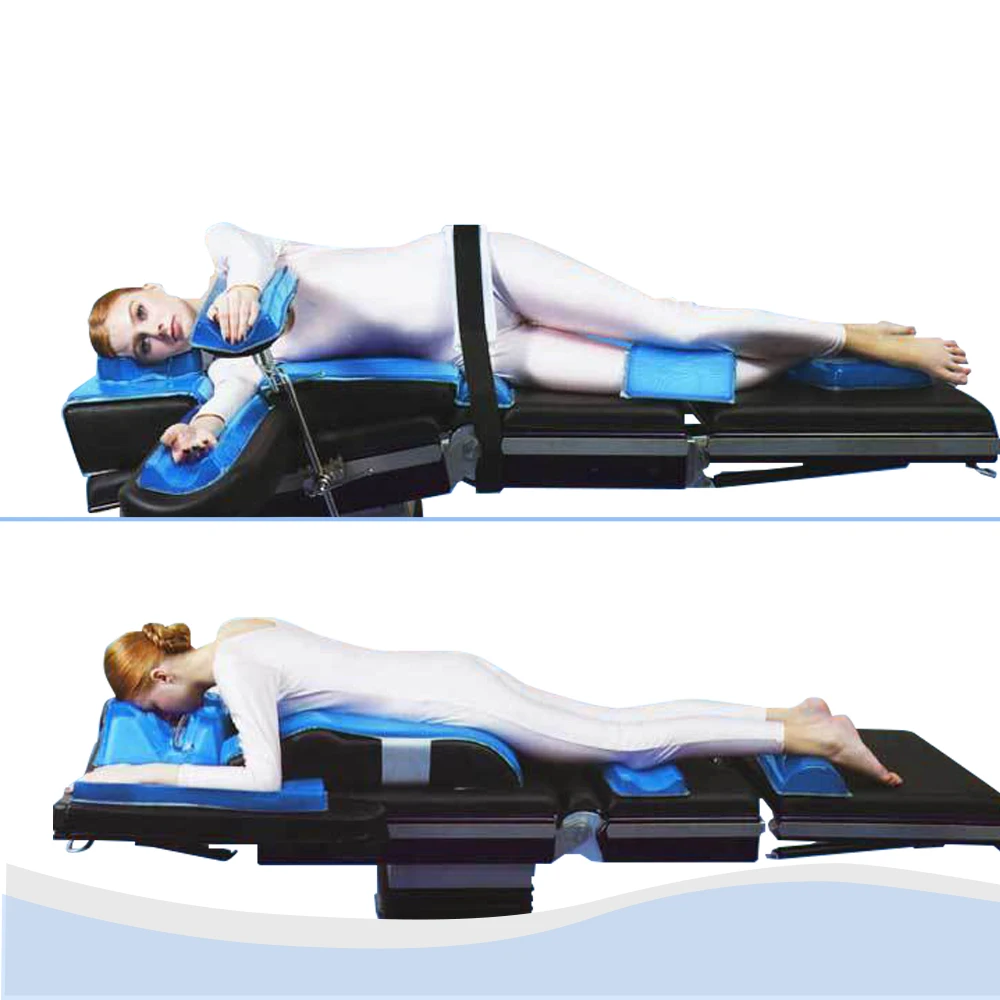 Surgical auxiliary device for patient position support gel pad on operating table