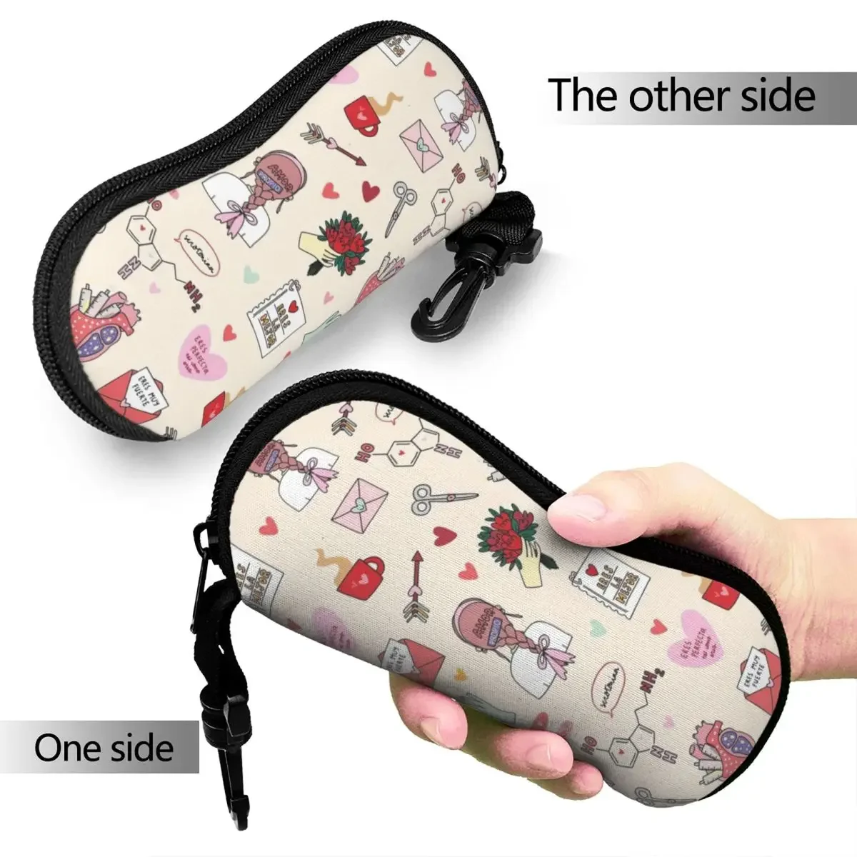 Enfermera En Apuros Nurse Medical Doctor Glasses Case Unisex Convenient Sunglasses Storage Box Charming Eyewear Container