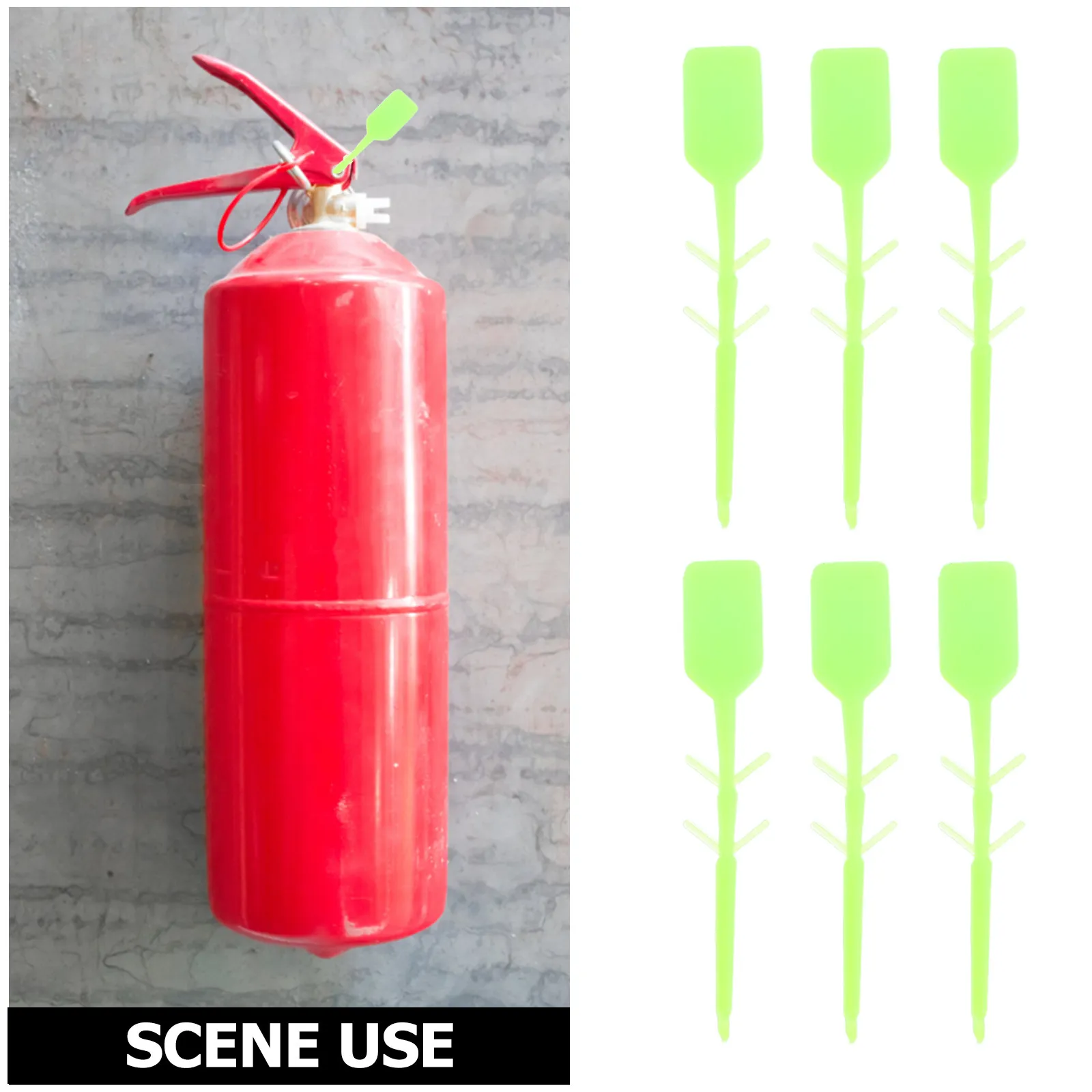 2000Pcs Fire Equipment Tamper Seals Plastic Safety Lock Pins Extinguisher Pull Pin Seals Universal Compatibility Quick Install