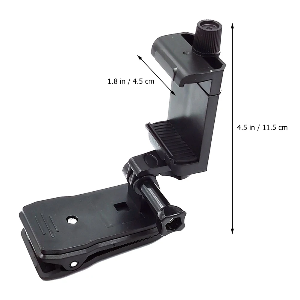 

360 Degree Rotatable Sports Camera Backpack Strap Mount for Phone ABS Multi Purpose Action Camera Clip Hiking