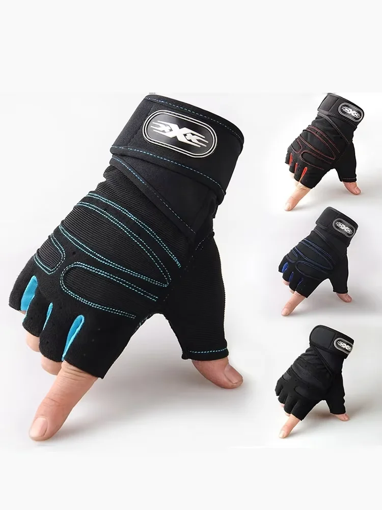 AliExpress NONE Gym Gloves for Men Women Fitness Weight Lifting Wristband Gloves Body Building Training Sports Exercise Cycling Glove Shockproof