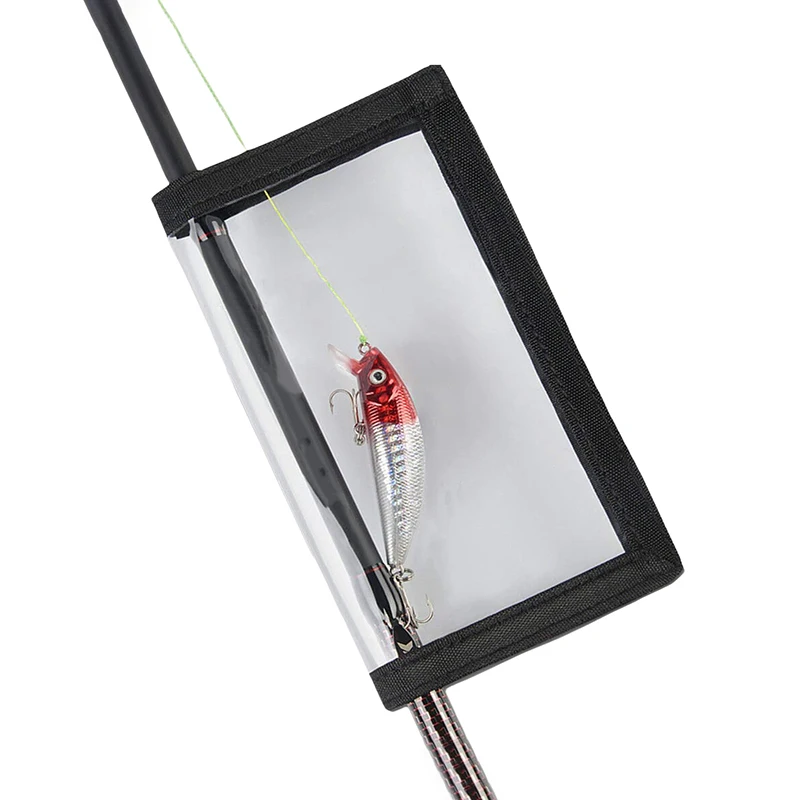 1 szt. Przezroczyste owijki ochronne na haczyki wędkarskie z PVC, trwałe etui na haczyki, przenośne akcesoria do przynęt wędkarskich