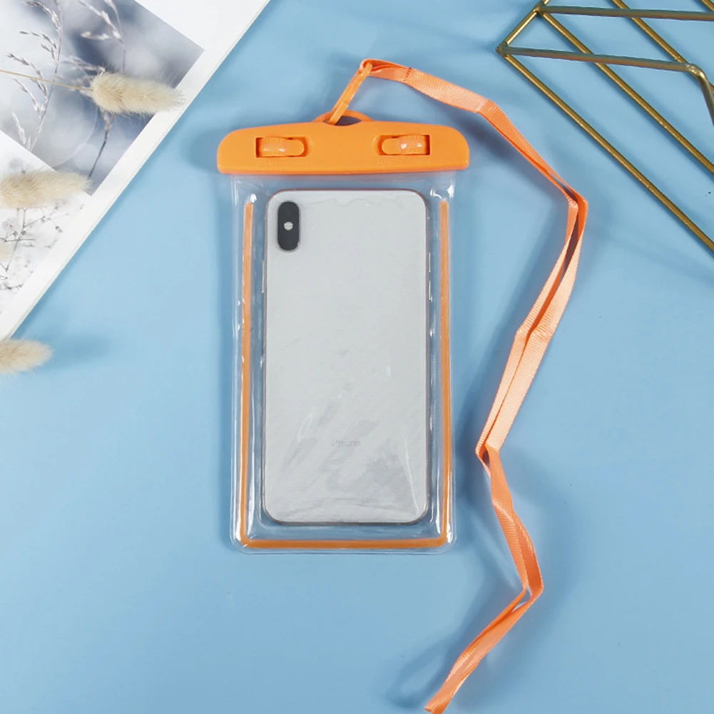 

6,7-дюймовая водонепроницаемая сумка для плавания, чехол для телефона из ПВХ, защитный чехол для подводного телефона с сенсорным экраном для плавания, рафтинга