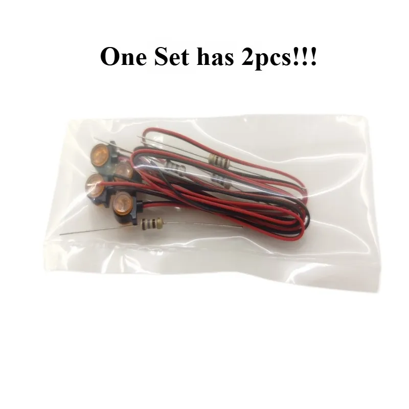 Double Outline Marker Lamps Clearance Lights for Tamiya 1/14 RC Truck Upgrade Accessories - view 5