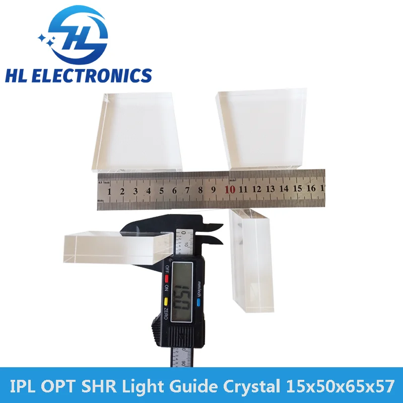 Light Guide Crystal 15mmx50mmx65mmx57mm(H) for OPT SHR Elight IPL Beauty Machine