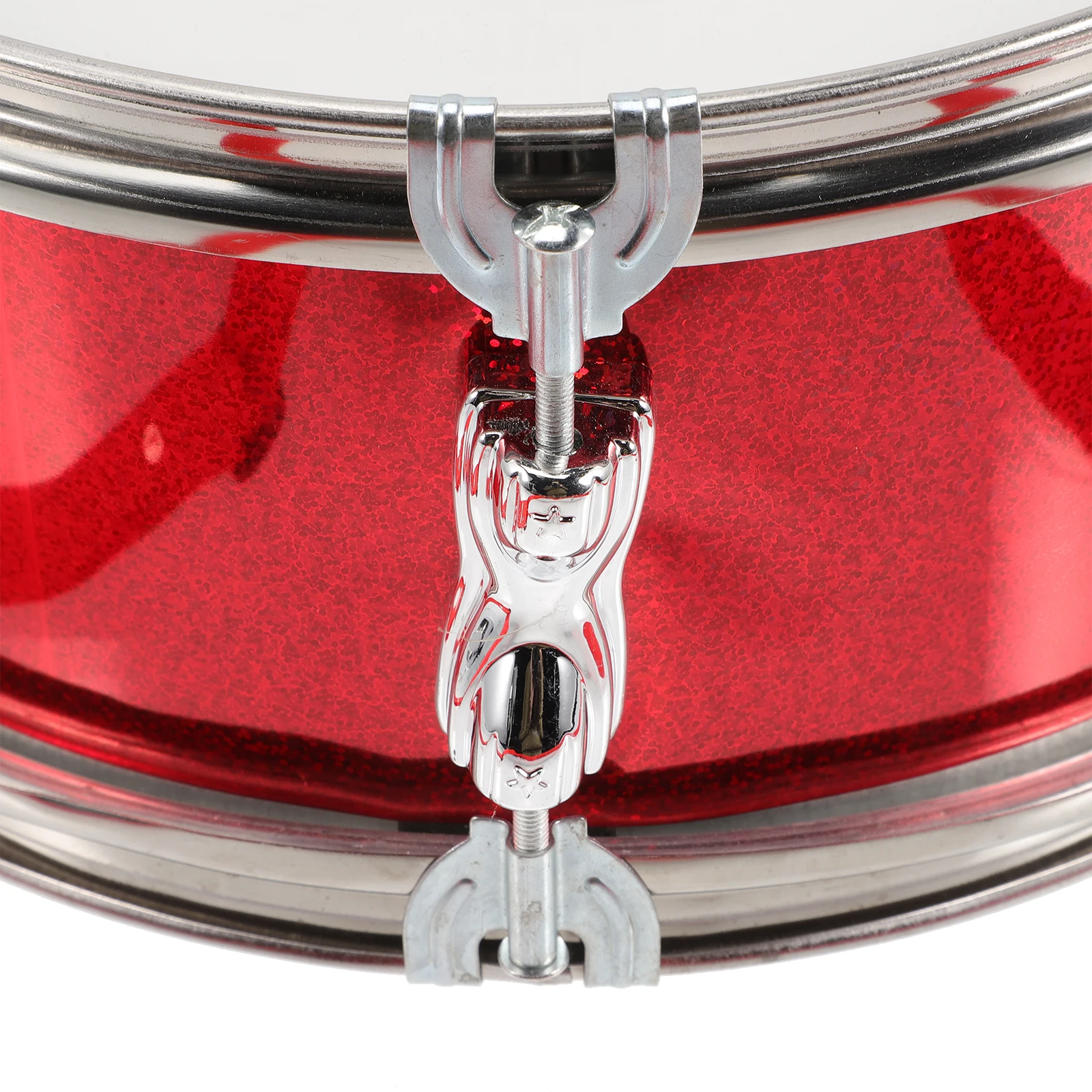 

Glitter Red Drum Snare for Baby Musical Instruments Kids Kit Fall to The Ground Toy