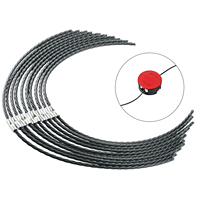 10Pcs Spool Line For BOSCH AFS 23-37 F016800431 Grass Trimmer Cutting Wire Brush Cutter Lawn Mower Head Parts
