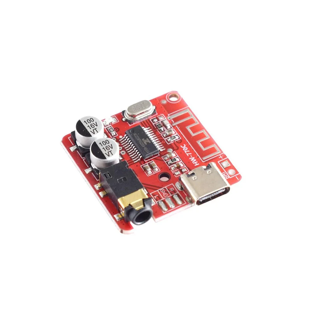 Bluetooth Audio Receiver Board 5.1 MP3 Lossless Decoder Micro USB 3.5mm Output Amplifier Module Type-C