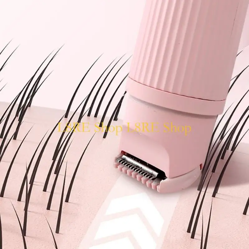 

L8RE Электробритва для женщин для ног, триммер для бикини, электрическая для женщин под мышками