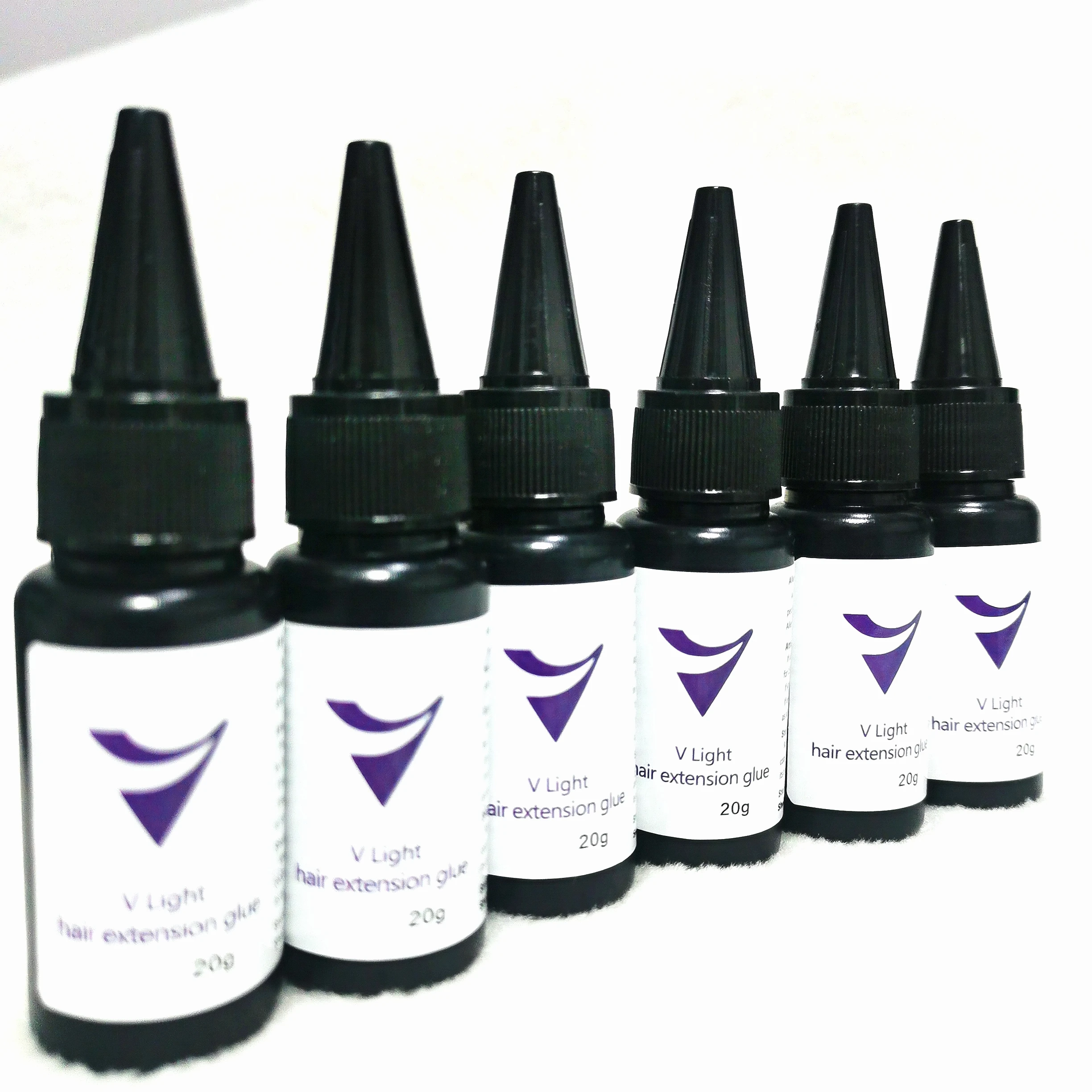 Alat ekstensi rambut palsu, alat ekstensi rambut, teknologi v-light, Set Wig rambut asli, alat sulam cepat dan tanpa jejak