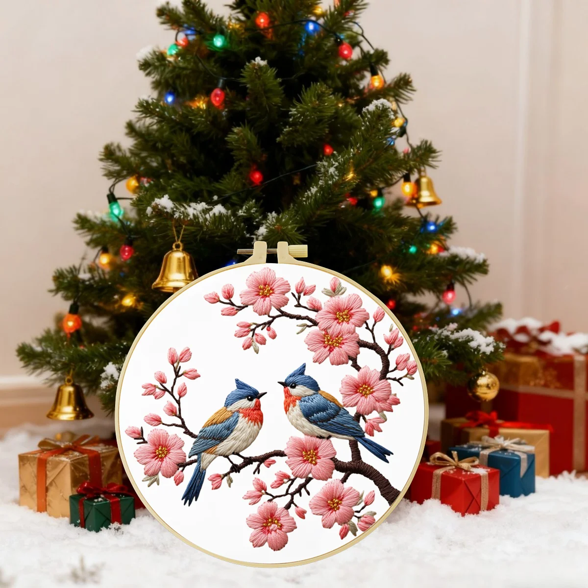 1pc 20X20CM/15X15CM  Embroider - Embroidery Art Painting ulasan dan harga