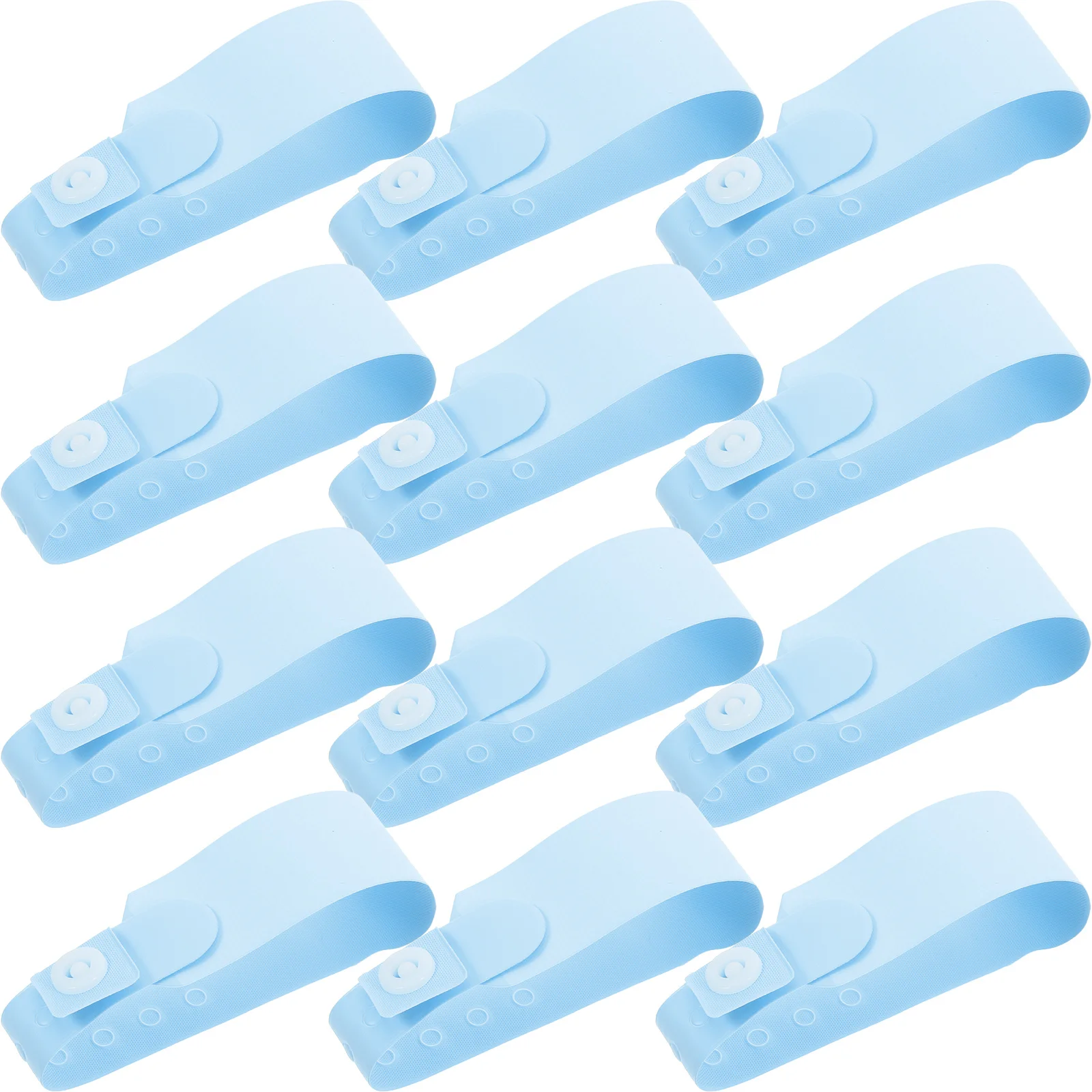 100 Uds pulseras de Hospital grabables desechables bandas de identificación médica de identificación de PVC pulseras impermeables para pacientes