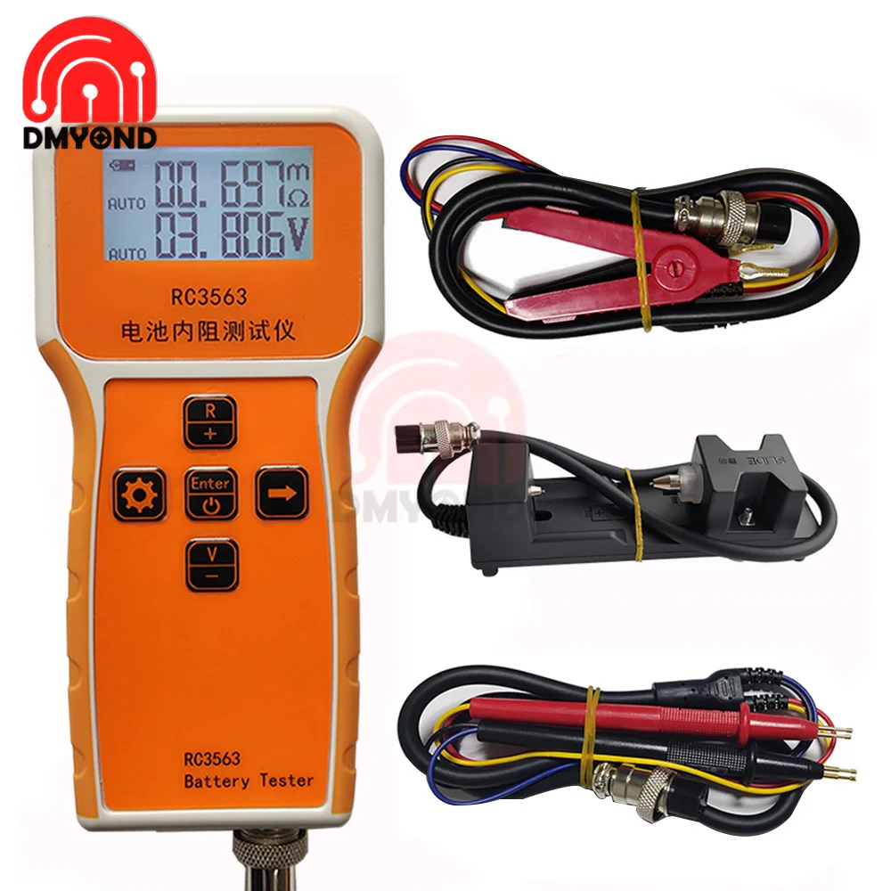 

High-end Probe RC3563 High-precision Internal Resistance Detector True Four-wire AC Lithium Lead Acid Lithium Car Battery Tester