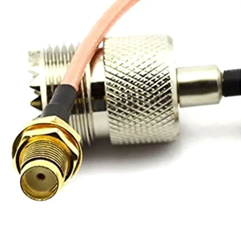 handheld antenna Cable Adapter for UHF Base and Mobile Antennas - SMA Female to UHF SO-239 Female Connectors