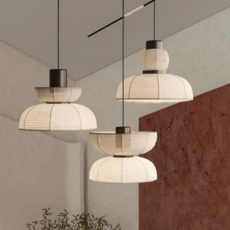 

Fabric Lamp Pendant Lamp Quiet Wind for Restaurant Bar Bedroom Homestay Tea Room Hotpot Restaurant Hotel cloth chandelier light