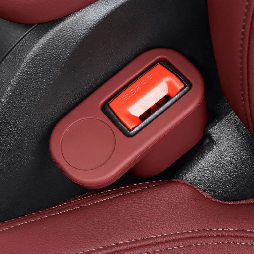 General-purpose sport seat belt fastener, seat belt socket protective cover plug-in fixator view 2