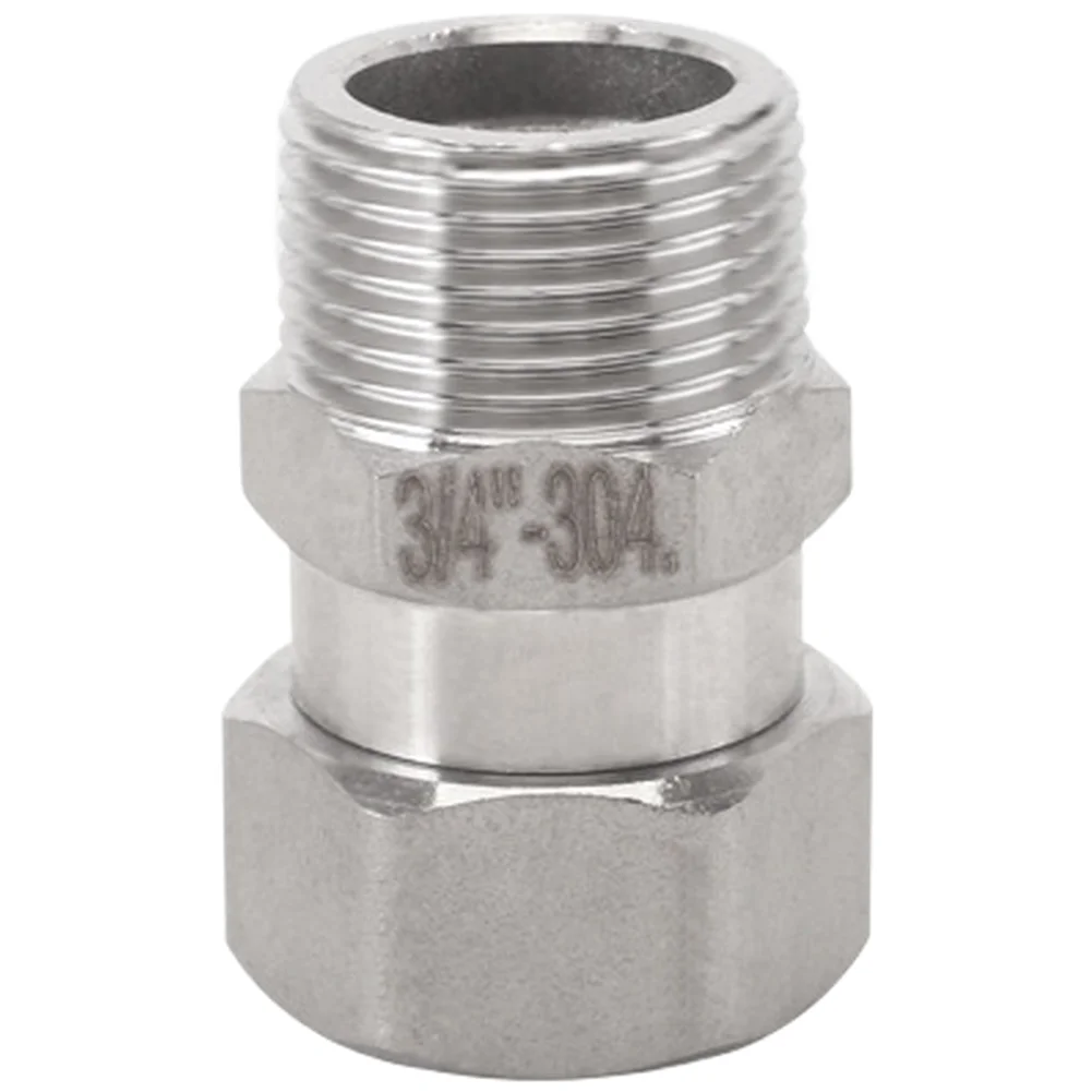 304 Stainless Steel Thickened Flexible Joint Pipe with Dual Inner Wire Support for Secure Leak for proof Threading Connections
