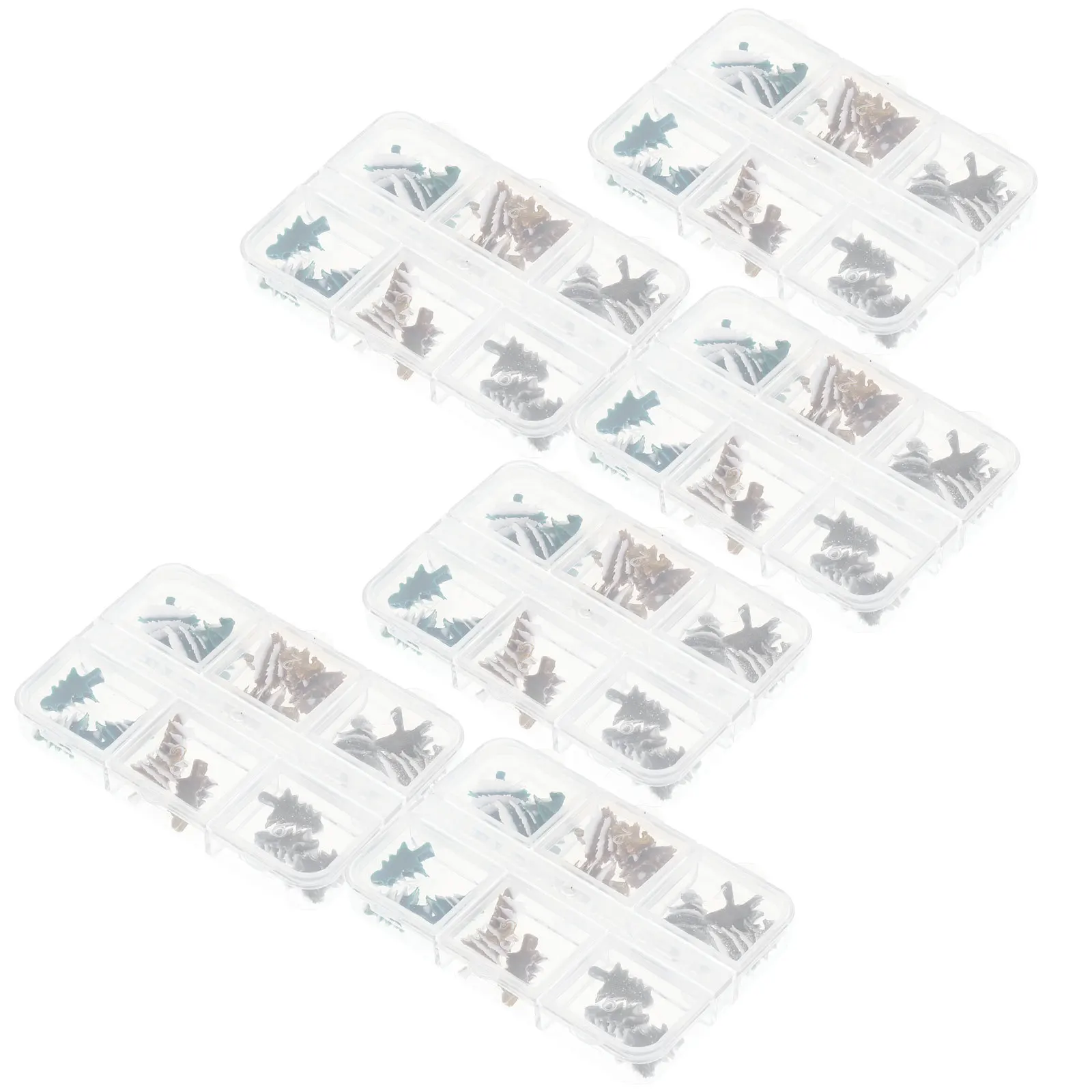 

18Pcs Christmas Nail Charms 3D Resin Holiday Mini Tree Ornaments Nail Jewelry Gems DIY Winter Xmas Manicure Decorations