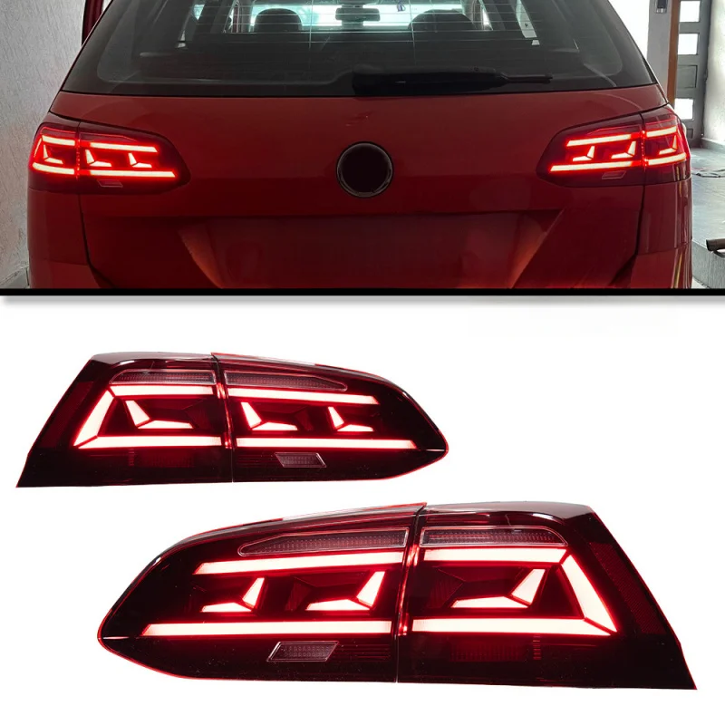 

Suitable for Volkswagen Golf 7 Touring Edition Tail Assembly Modified LED Driving Brake Light Flowing Turn Signal Li