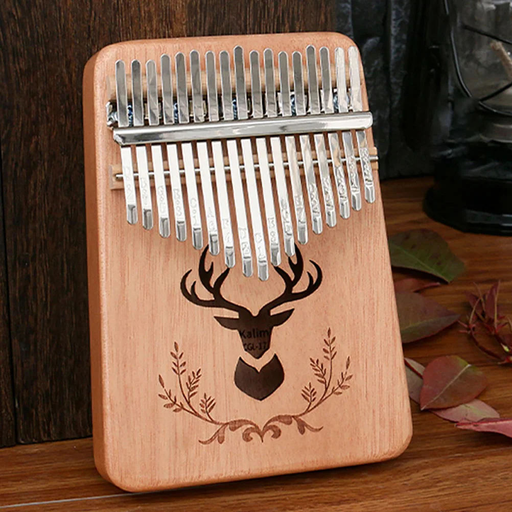 

17 pcs Kalimba Thumb Piano Accessories Replacement Keys Set Metal Bridge Saddle Tuning Hammer Wear Resistant
