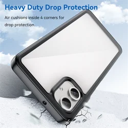 For Samsung A06 4G A065F Case Air Cushion Silicone Bumper Shockproof Clear Back Cover Hard Phone Case for Samsung Galaxy A06 4G