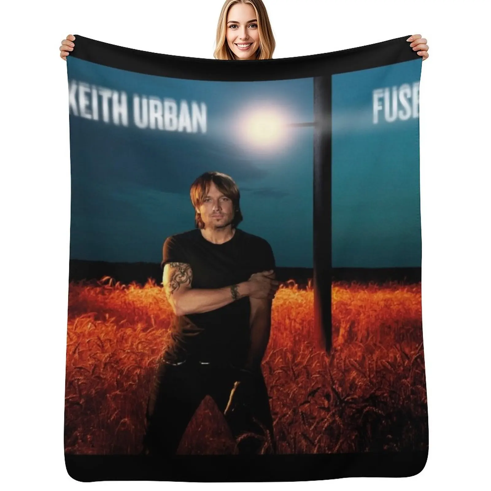 

Keith Urban Fuse Throw Blanket Winter beds christmas decoration Picnic Blankets For Baby Blankets