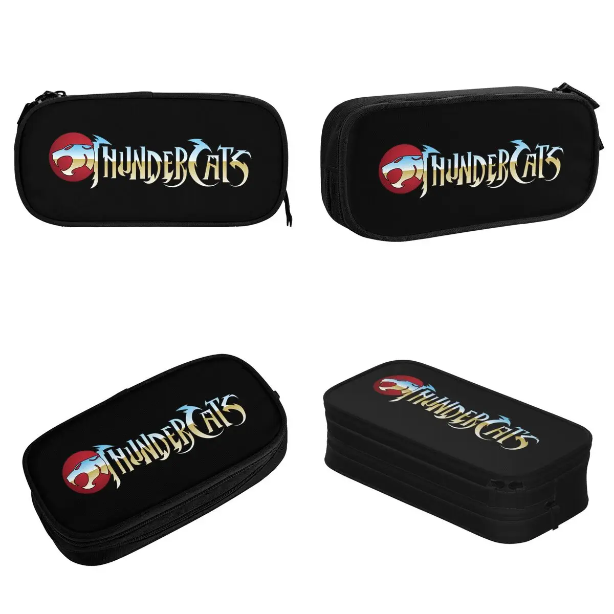 Thundercats Logo Pencil Case Cartoon Anime Pencil Pouch Pen for Student Big Capacity Bag School Supplies Gift Accessories