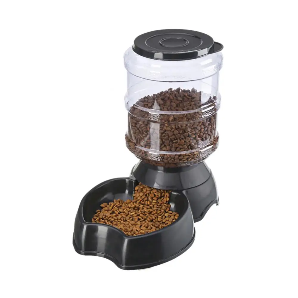 

3.8 L Automatic Pet Feeder Dog Cat Drinking Bowl Large Capacity Water Food Holder Dispenser Detachable Feeding Fountain BPA Free