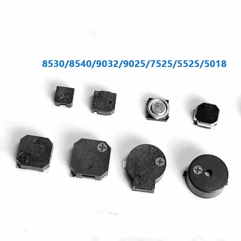 100PCS Electromagnetic piezoelectric 3V SMD Passivebuzzer 7525 8530 8540 9025 9032 9045 9650 6540 4020 5020 5525 9040