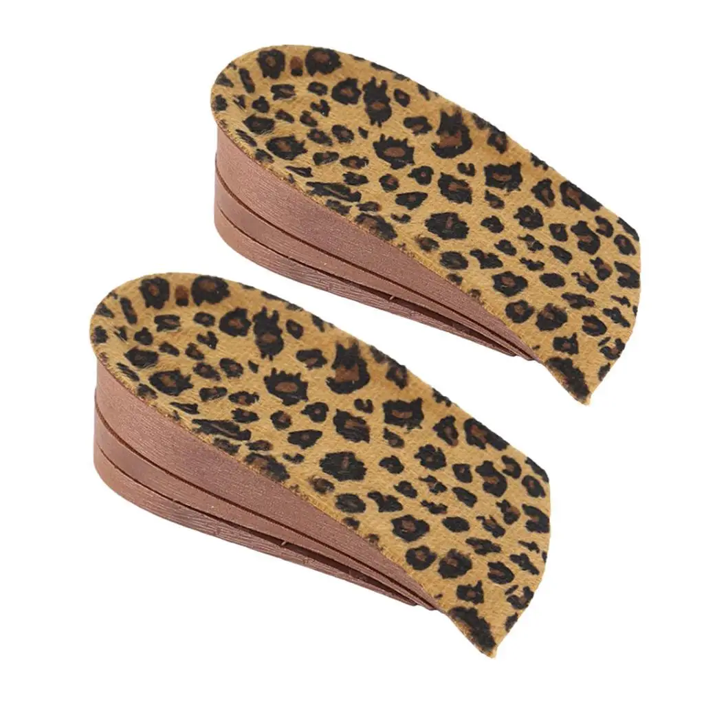 Height Increase Insoles Pads with Three Layer Adjustable Support Soft PVC Shoe Inserts for Sneakers Boots Work Shoes