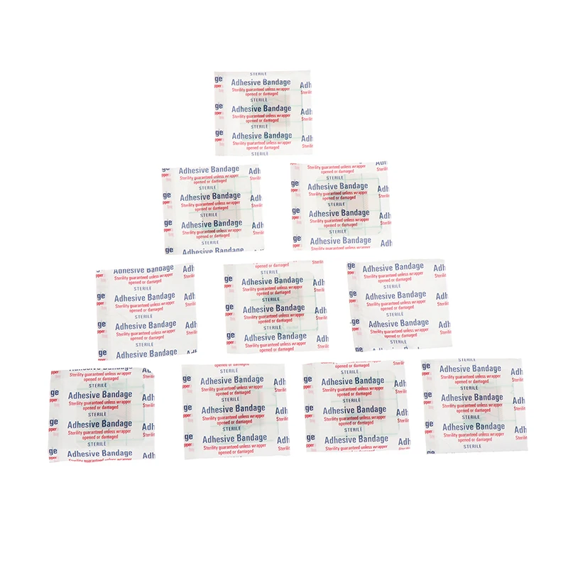 10Pcs/Set Waterproof Transparent Tape PU Film Medical Plaster Wound Dressing Fixation Tape