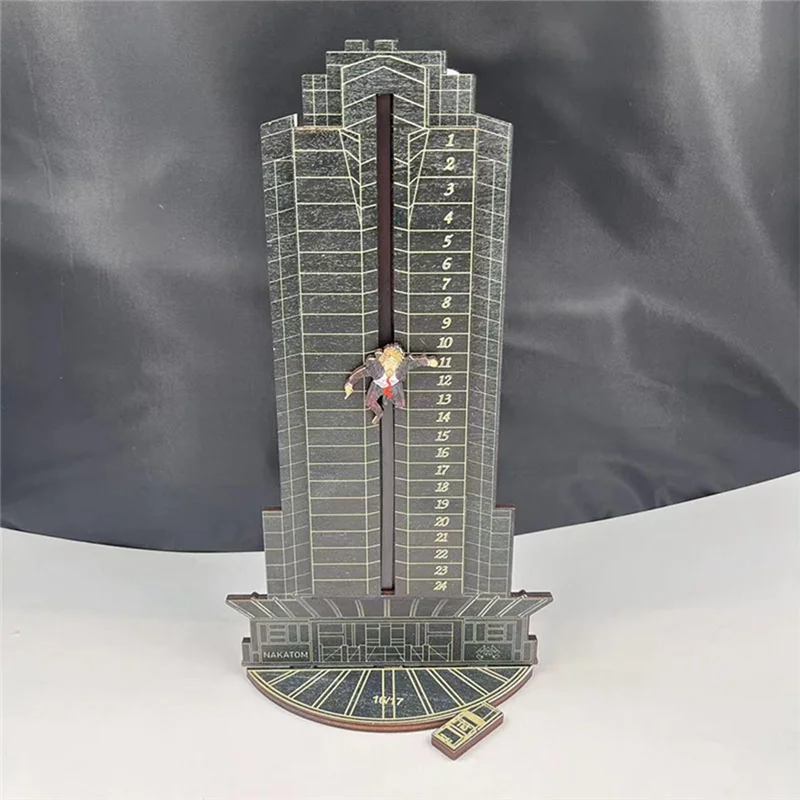 Gruber Falling Off Nakatomi Plaza, забавный календарь на Рождество и Хэллоуин, деревянный календарь обратного отсчета на Рождество, декор A