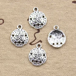 50pcs Charms Starfish 15x12mm Antique Pendant fit,Vintage Tibetan Bronze Silver color,DIY For Bracelet Necklace