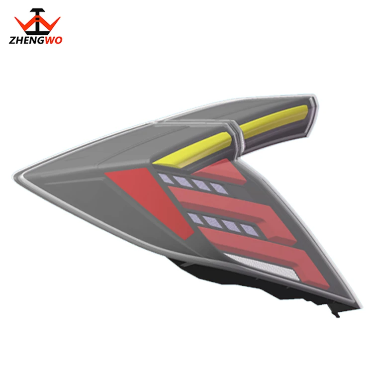 

For Ci-vic Hatchback Led Tail Light New Design 2016 2019 2020 With Turn Signal With Running