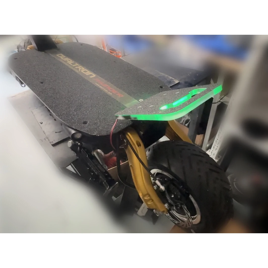 Customized LED Rear Pedal Bracket Footrest Acrylic For Dualtron Thunder Victor Ultra Electric Scooter