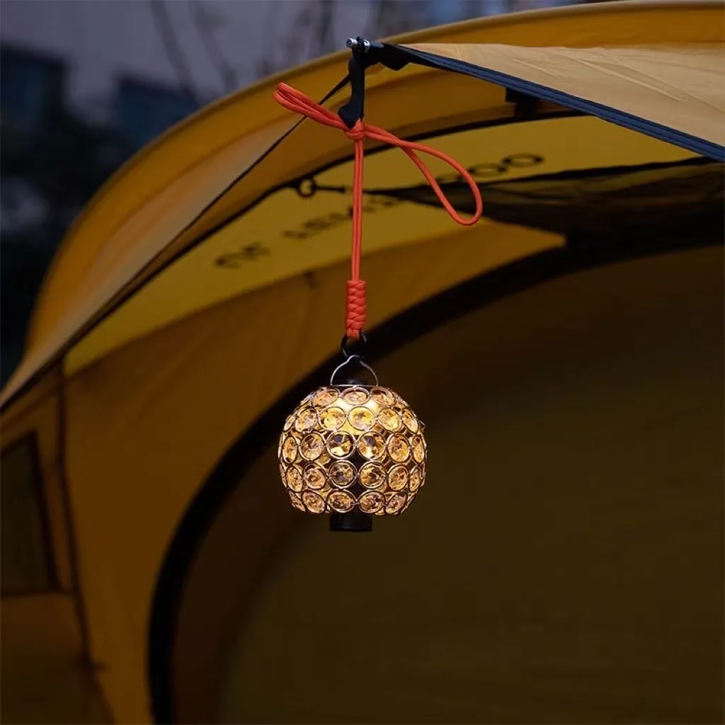WELLHIKE Kristallkugel-Lampenschirm für Outdoor-Camping, Atmosphärische Abdeckung, Facettiertes Prisma, Passend für Goal Zero 38explore Zelt-Laterne Zubehör – Detail 10
