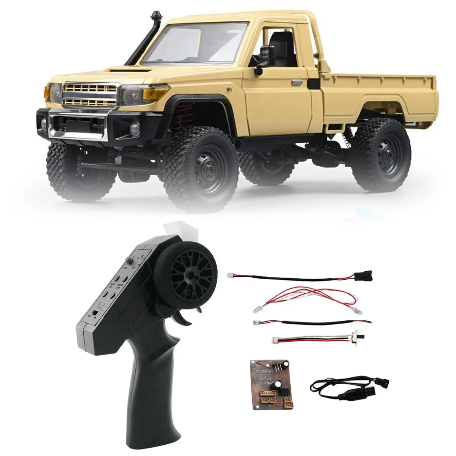 Remote Control Transmitter Kit for MN78 MN128 MN168 RC Crawler Upgrade Accessories - view 5