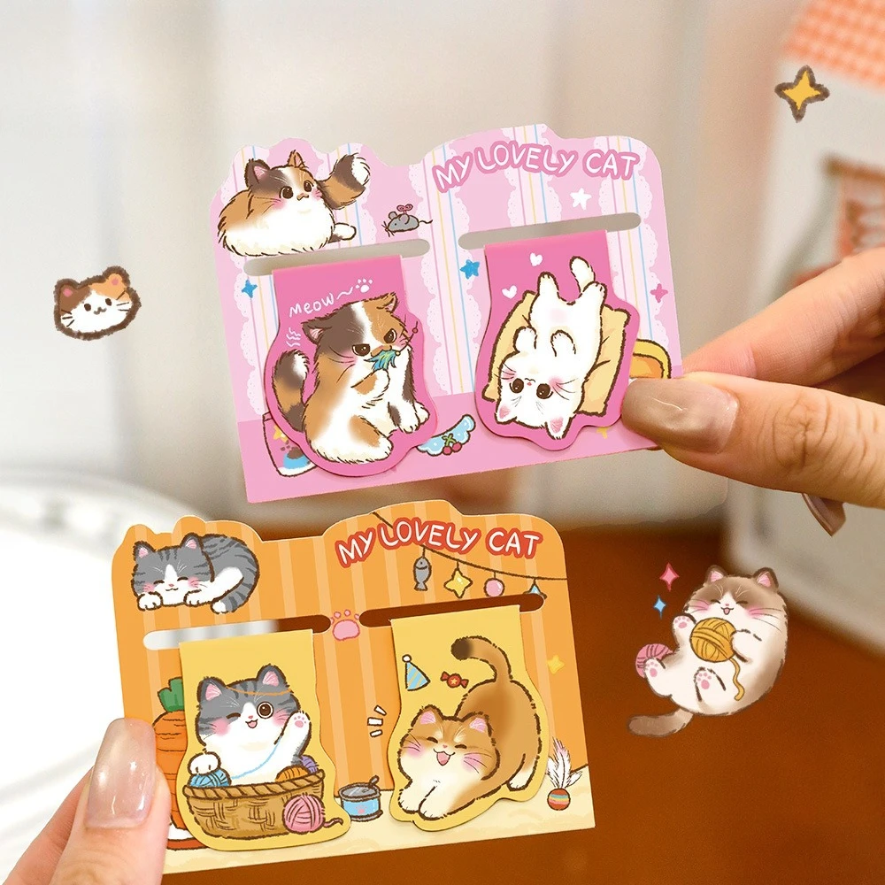 2Pcs/Set Cute Cat Magnetic Boo - Bookmark Magnetic Clip review and price
