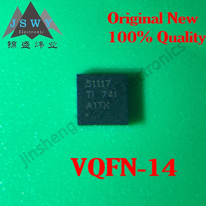 （10PCS）TPS51117RGYR TPS51117 Silkscreen 51117 Switch Controller Chip Package QFN14 100% Brand New Free Shipping