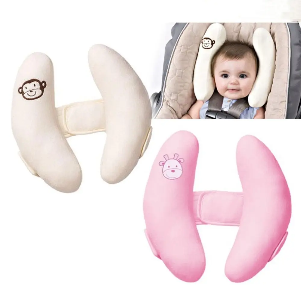 Almohada suave para dormir en el cuello para bebé, silla de coche para niños pequeños, accesorios para cochecito de cabeza, novedad